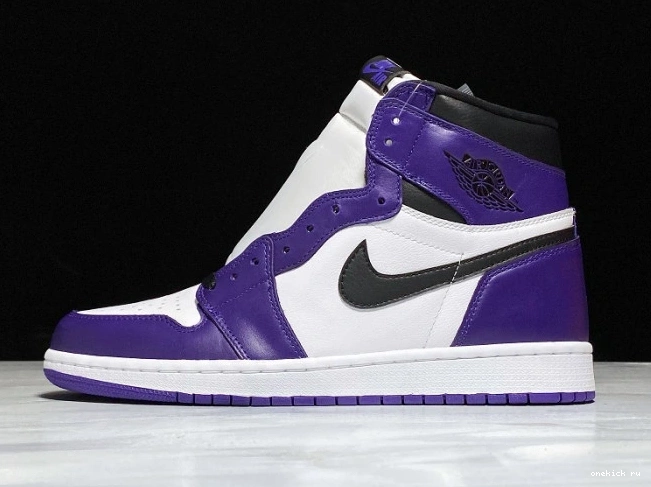 Chep Onekick Jordan Court Air High 1 OG Purple 555088-500 0629
